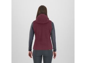 Karpos Moiazza Retro Hoodie dámska vesta Crimson/Smoked