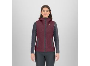 Karpos Moiazza Retro Hoodie dámska vesta Crimson/Smoked