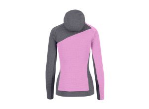 Karpos AVERAU dámska FULL-ZIP mikina s kapucňou flíska bloom/ombre blue
