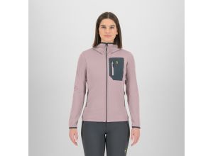 Karpos Antermoia Hoodie dámska flíska Lilac/Woodl.Gray