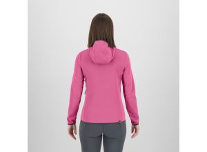 Karpos Antermoia Hoodie dámska flíska Pink Power/Woodl.Gray