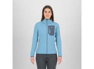 Karpos Antermoia Hoodie dámska flíska Sky Blue/Blue Mirage