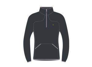 Karpos Rocchetta Half Zip Dámska Flíska Woodl.Gray/Lavender