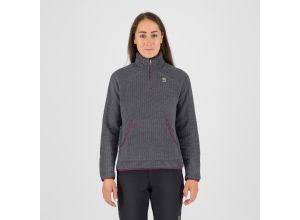 Karpos Rocchetta Half Zip dámska flíska Smoked/Crimson
