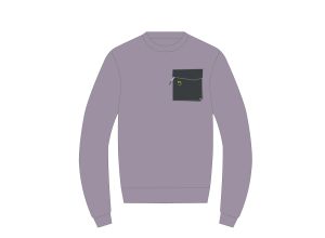 Karpos Mesdi Dámska Crewneck Flíska Lavender/Woodl.Gray