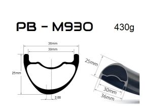 ráfik PB-M930 HD Carbon