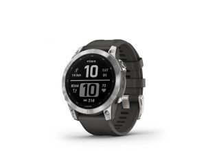 Garmin fenix 7, Silver, Graphite Band