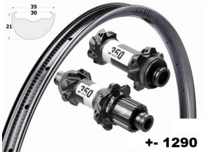 kolesá PORTE rathe 30 - 290g + DT SWISS 350 + SAPIM CX-ray / CX-sprint