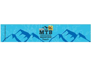 Multifunkčná čelenka Singletrack Marathon 20.výročie - Modrá