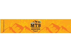 Multifunkčná čelenka Singletrack Marathon 20.výročie - oranžová