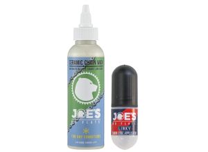 Joe&rsquo;s Ceramic Chain Wax  For Dry Conditions 125ml+ Linky Lube Applicator 15ml Bundle