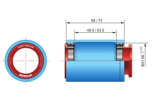 ložiská FSA BB-30 (pár)