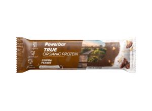 PowerBar True Organic Protein tyčinka 45g Kakao Arašidy