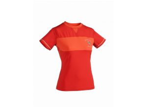 ST running tričko s krátkym rukávom dámske červené