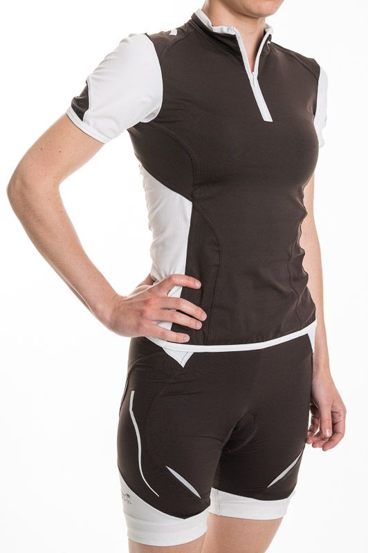 Sportful Anakonda 9 Dres dámsky hnedý/biely