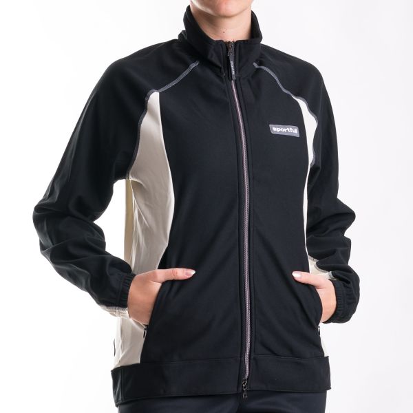 Sportful Cortina GORE WindStopper Bunda dámska čierna/biela