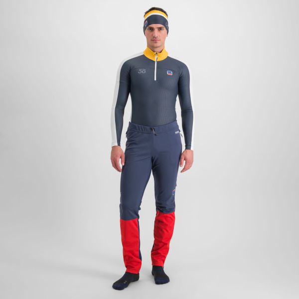 Sportful ANIMA APEX nohavice galaxy blue/red