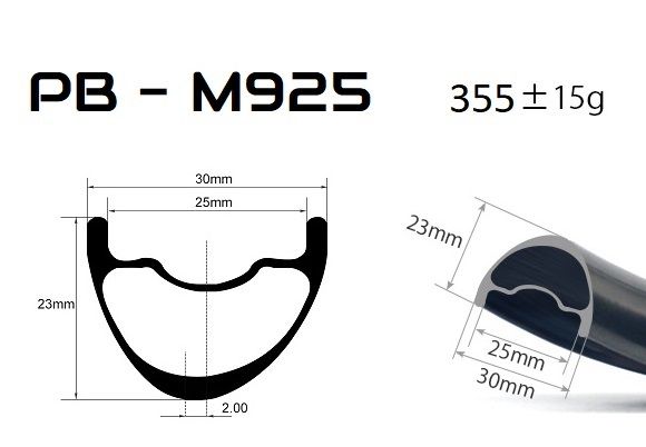 ráfik PB-M925 Carbon