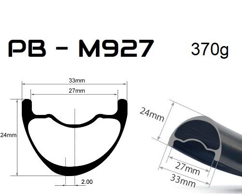 ráfik PB-M927 Carbon