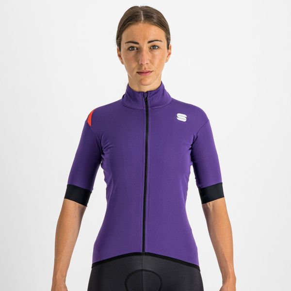 Sportful Fiandre Light NoRain dámska bunda s kr. rukávom  fialová