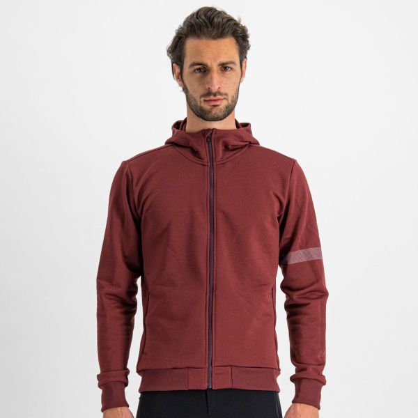 Sportful Giara cyklistická mikina červené víno