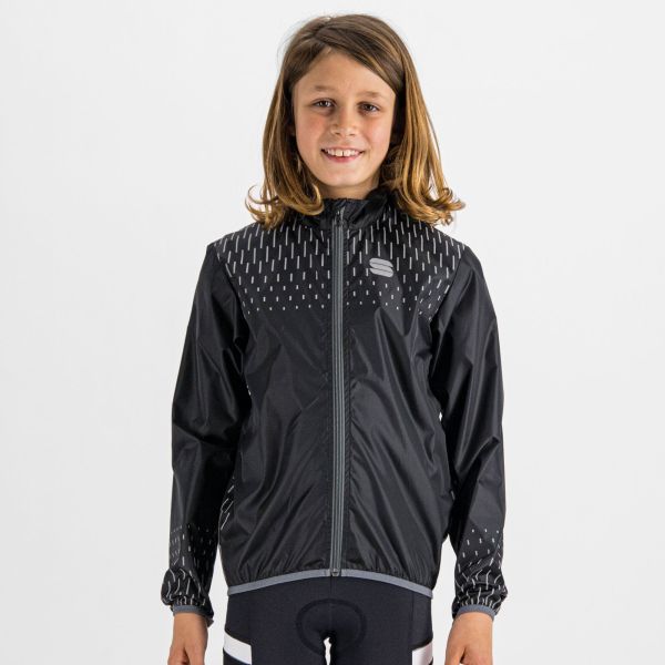 Sportful Kid Reflex bunda čierna