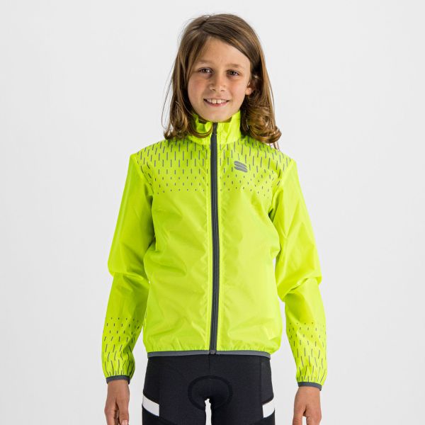 Sportful Kid Reflex bunda žltá fluo