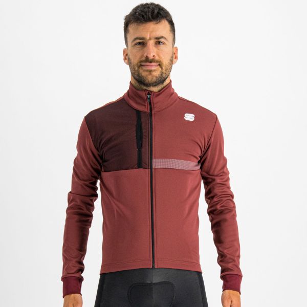 Sportful GIARA SOFTSHELL bunda vínová