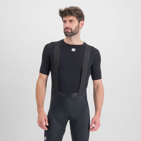 Sportful MERINO LAYER tričko s krátkym rukávom black