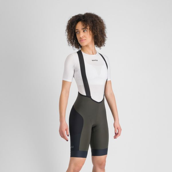 Sportful SUPERGIARA 2 dámske kraťasy s trakmi midnight forest / black