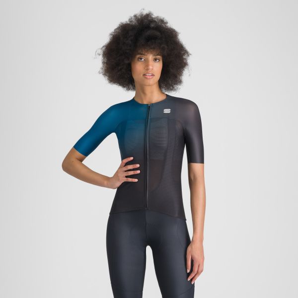 Sportful LIGHT dámsky dres teal blue/black