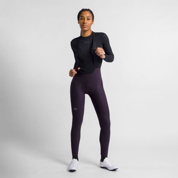 Sportful PULSE dámske elasťáky s trakmi metro purple
