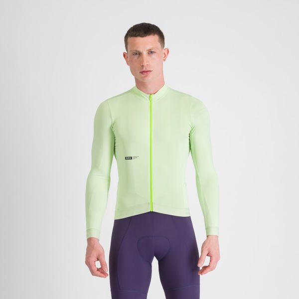 Sportful SRK dres s dlhým rukávom electric aloe