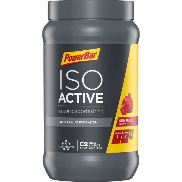 PowerBar IsoActive - izotonický športový nápoj 600g č. ovocie