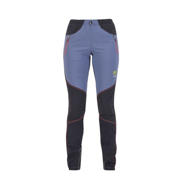 Karpos ROCK dámske nohavice Vintage Indigo/Black/Hot Coral