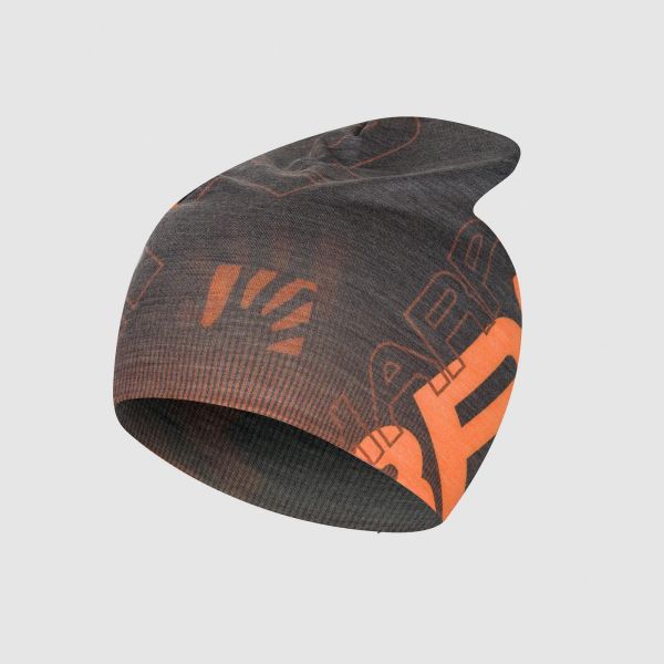 Karpos Coppolo Merino Čiapka Woodl.Gray/Mahogany/Vibr.Orange