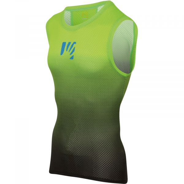 Karpos VERVE MESH dres bez rukávov zelený fluo
