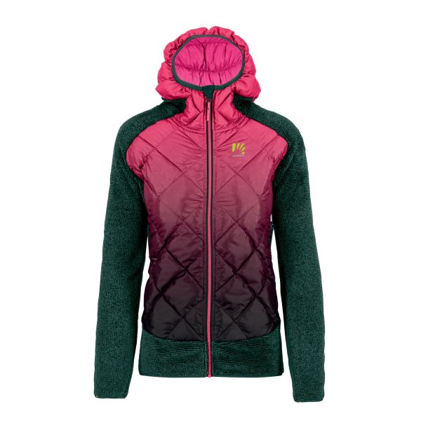 Karpos Smart Marmarole Dámska Bunda Fandango Pink/Jungle Green