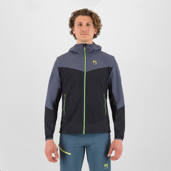 Karpos LEDE CONVERTIBLE bunda Black/Ombre Blue