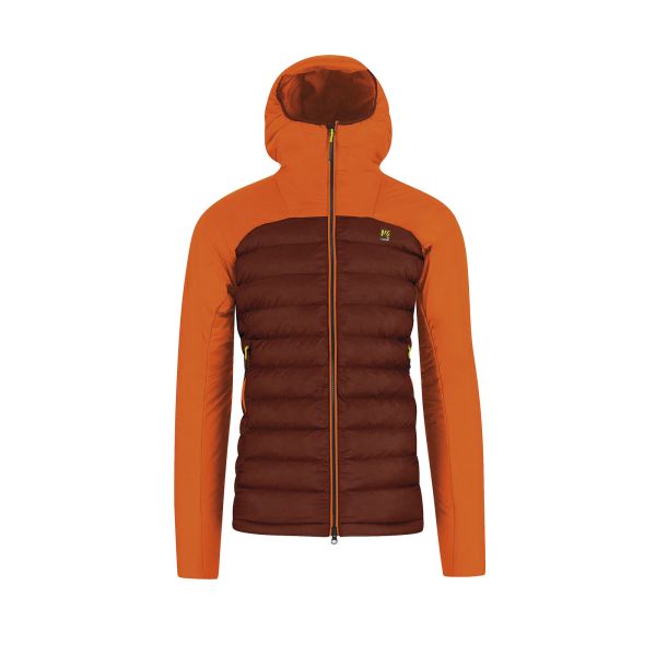 Karpos Sass Dortiga Hoodie Bunda Mahogany/Vibr.Orange
