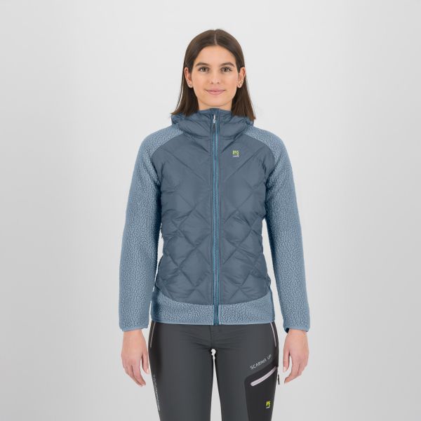 Karpos Marmarole Retro&rsquo; dámska bunda Blue Mirage/Ashley Blue