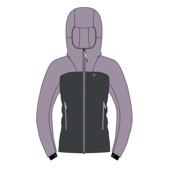 Karpos Sass Dortiga Dámska Bunda Woodl.Gray/Lavender