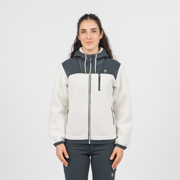 Karpos Moiazza Retro&rsquo; Vogue dámska bunda Bright White/Woodl.Gray