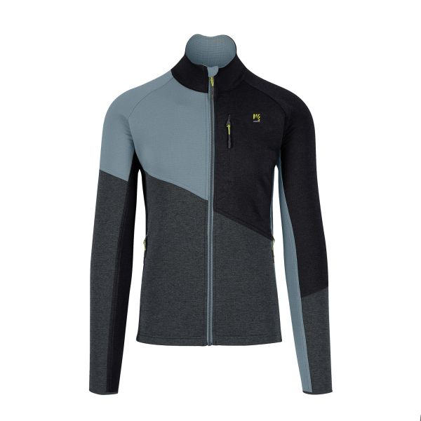 Karpos Federa Full-Zip Flíska Woodl.Gray/Black/Smoke Blue