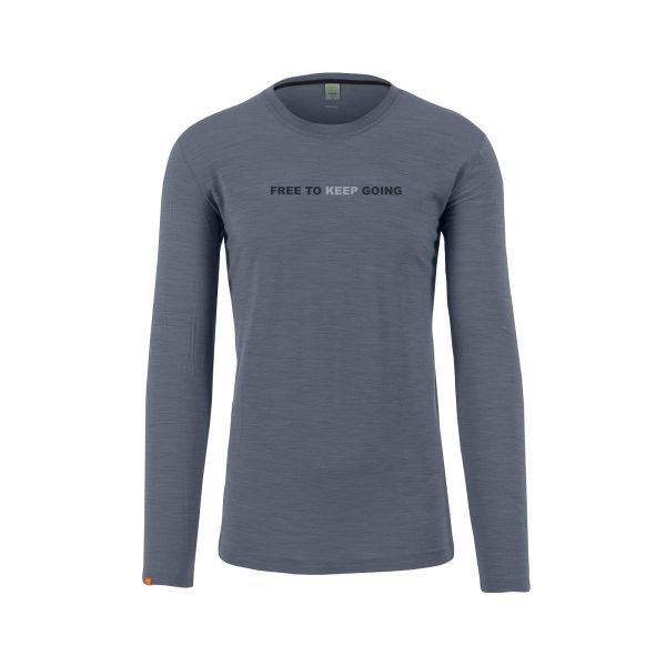 Karpos COPPOLO MERINO tričko s dlhým rukávom dark slate