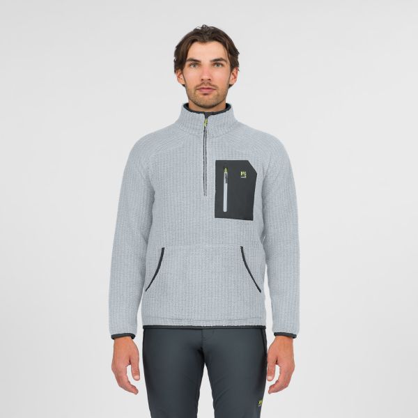 Karpos Rocchetta Half Zip flíska Illusion Blue/Woodl.Gray