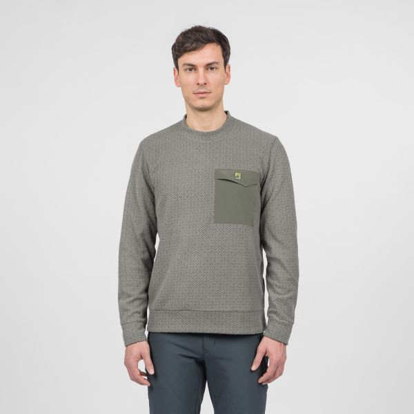 Karpos Mesdi&rsquo; Crewneck flíska Castor/Kambaba