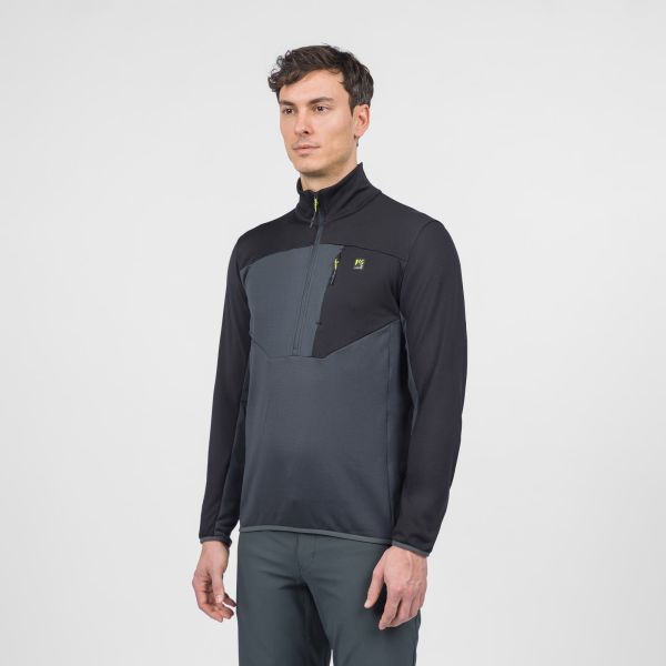 Karpos Bigontina Half Zip flíska Woodl.Gray/Black