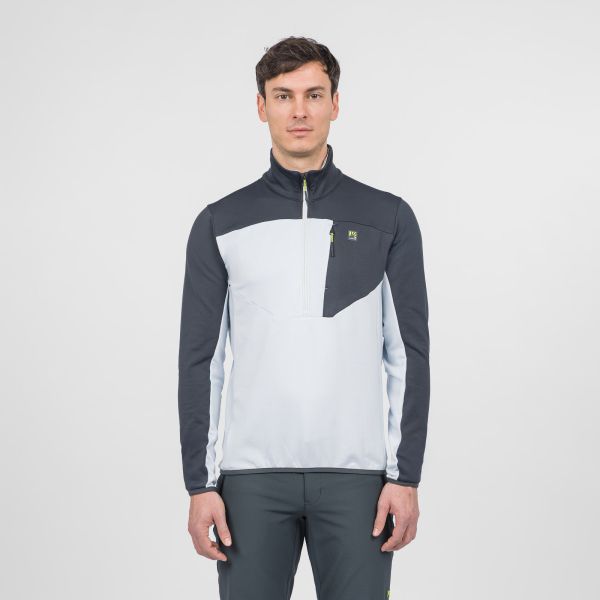 Karpos Bigontina Half Zip flíska Illusion Blue/Woodl.Gray