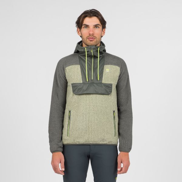 Karpos Rocchetta Vogue Hoodie Half Zip flíska Tea/Castor/Kambaba